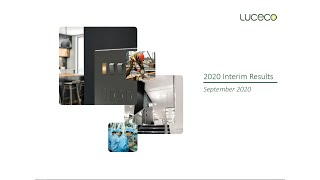 Luceco plc LUCE Interim Results September 2020 [upl. by Kcirdla]