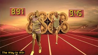 Usain Bolts Windaided 897 seconds 100m Dash  Human Speed Limit [upl. by Fowler]