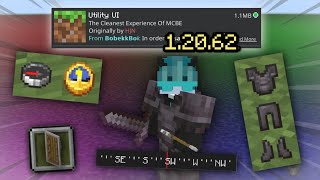 MCPE PVP Client Utility UI Resource Pack for 12062  MCBE Pack That Overall Makes Gameplay Better [upl. by Gabriele]