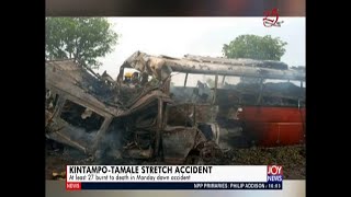 Kintampo  Tamale Stretch Accident  JoyNews 9320 [upl. by Almeeta952]