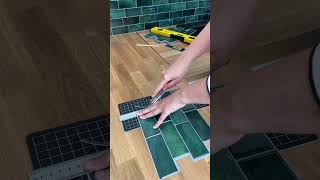 Transform your kitchen apartment backsplash with Metro Fiona Peel and Stick Tiles diy backsplash [upl. by Elleina]