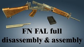 FN FAL full disassembly amp assembly [upl. by Percival646]