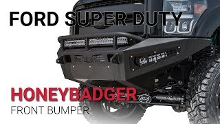 2011  2016 Ford Super Duty HoneyBadger Front Bumpers [upl. by Egap906]