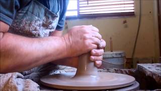 Pottery made easy Centering clay [upl. by Elwee287]