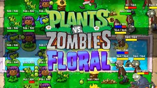 PvZ quotFloralquot by RaphielShiraha64 Adventure amp Minigames [upl. by Lienet160]