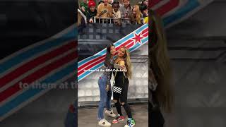 Addison Rae and Charli DAmelio shut down NBA AllStar Weekend shorts [upl. by Aysahc]