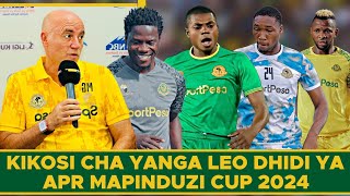 Kikosi Cha Yanga Kinachoanza Leo Dhidi Ya APR Robo Fainali Kombe La Mapinduzi 2024 [upl. by Gemoets]