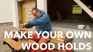 Vlog 2 How to make wood holds and circuits [upl. by Nylloc327]