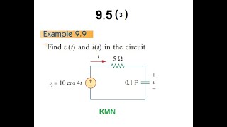 Impedance and Admittance  Example 99  ENA 953EAEnglish  Alexander amp Sadiku [upl. by Rather]