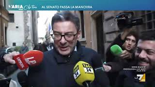 MES Giancarlo Giorgetti quotMiei dimissioni Se permettete decido io avevo interesse che fosse [upl. by Manville]