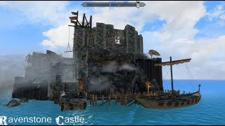 Ravenstone Castle  Solstheim Edition  Skyrim Special Edition House Mod [upl. by Ainimreh]