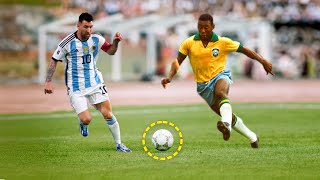 Skills Comparasion Messi vs Pelé  Which One is THE BEST [upl. by Bail274]