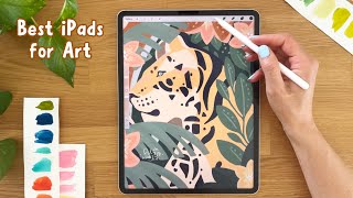 👩🏻‍💻 Best iPad For PROCREATE Drawing and ARTISTS Pre2024 Models [upl. by Atillertse]