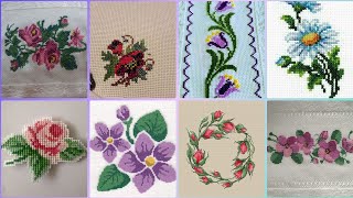 Gorgeous cross stitch patterns countable embroidery charsutikarhailatest dosuti design ideas2024 [upl. by Leler]