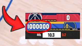 I Scored One Million Points In A Game Of NBA 2K24 [upl. by Lambert370]