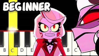 5 FAMOUS Songs from HAZBIN HOTEL  Slow and Easy Piano Tutorial [upl. by Cohn]