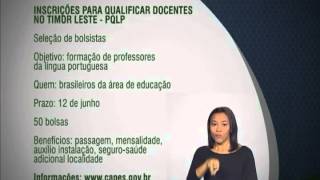 Programa seleciona bolsistas para lecionar língua portuguesa no Timor Leste [upl. by Ettenna277]