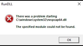 There was a problem starting C\windows\system32\nvspcap64dll [upl. by Sinnaoi]