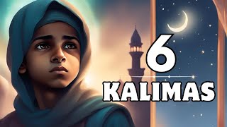 Learn Six Kalimas Of Islam  Arabic and English Translation  Deen [upl. by Corel]