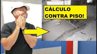 QUANTO GASTA DE MATERIAL PARA UM CONTRA PISO [upl. by Jeu]