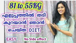 Diet Plan For Weight Loss Malayalam Thyroid│PCOD│POST DELIVERY│Weekend Fitness 5 [upl. by Lednem334]