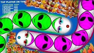 Snake Worm Zoneio New Epic Level Gamepaly Snake Game Video Biggest Slither ever parynhar loom [upl. by Andert]