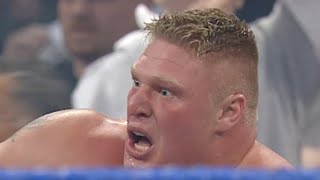 Kurt Angle fools Brock Lesnar On this day in 2003 [upl. by Nennahs]