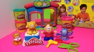 PLAYDOH Fuzzy Pet Playset Demonstration [upl. by Sisi]