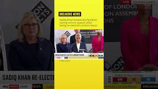 Sadiq Khan heckled by losing candidate as hes officially declared winner of London mayoral election [upl. by Modie866]