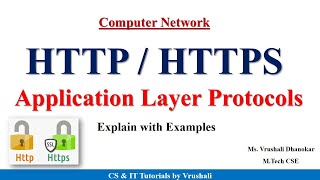 CN 28  HTTP  HTTPS  Application Layer Protocols  Examples [upl. by Andy666]