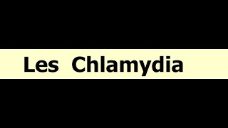 Bacteriologie  Chlamydia FMPC [upl. by Aik]