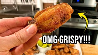 The Crispiest Wings I Have Ever Made In The Oven  Crispy Chicken Wings [upl. by Devonna]