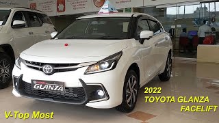 NEW TOYOTA GLANZA V 2022  FACELIFT  क्या मस्त लग रही है 👍👍👍 [upl. by Clayson]