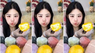 asmr different flavours cake mukbang eatingsounds asmr cake mukbang eatingsounds [upl. by Griffin983]