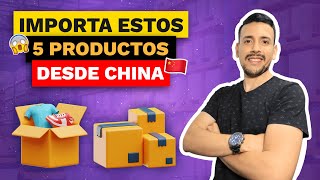 5 PRODUCTOS RENTABLES para COMPRAR BARATO en CHINA Y VENDER ONLINE 2024 🎯 [upl. by Chisholm920]