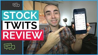 StockTwits Review  Stock Tracker App Tutorial [upl. by Wilmette]