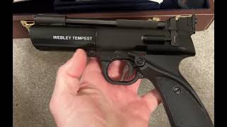 WEBLEY TEMPEST 22 CENTENNIAL AIR PISTOL [upl. by Noach]