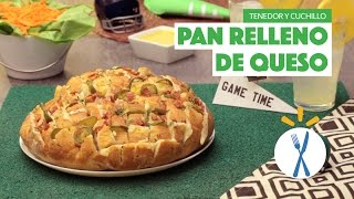 ¿Cómo preparar Pan Relleno de Queso  Cocina Fresca [upl. by Anihpled]