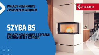 Wkłady kominkowe z płaszczem wodnym oraz szybami łączonymi bez szprosa KRATKI [upl. by Eanaj]