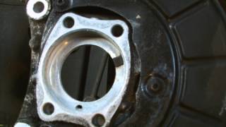 VW PASSAT 19TDI FRONT WHEEL BEARING REPLACMENT2 [upl. by Dasha54]