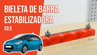 Cómo cambiar la bieleta de barra estabilizadora Citroën C3 2 🚗 [upl. by Kneeland]