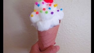 How to make an Ice Cream Cone craft [upl. by Leon]