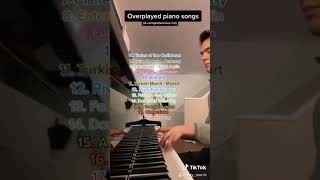 Overplayed piano songs a comprehensive list [upl. by Hadihsar]