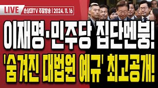 단독 11월 25일 이재명을 구속할 수 있는 필살기를 최초 공개합니다 주말LIVE [upl. by Milano]