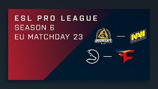 CSGO GODSENT vs NaVi  LDLC vs FaZe  Day 23  ESL Pro League Season 6  EU 2nd Stream [upl. by Pol130]