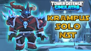 Krampus solo triumph nst tds tds winter event solo nst roblox [upl. by Dur]