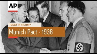 Munich Pact  1938  Today In History  30 Sept 17 [upl. by Rayna]