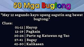 50 Mga Bugtong or Filipino Riddles Part 1 [upl. by Pilar]