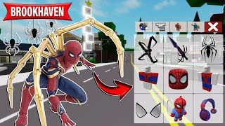 COMO VIRAR o HOMEM ARANHA no BROOKHAVEN ROBLOX [upl. by Kostman397]