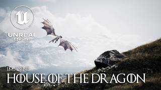 Dragon fly in cloud cinematic  Imagine House of the Dragon in Unreal Engine 5 cinematic ue5 [upl. by Talya329]